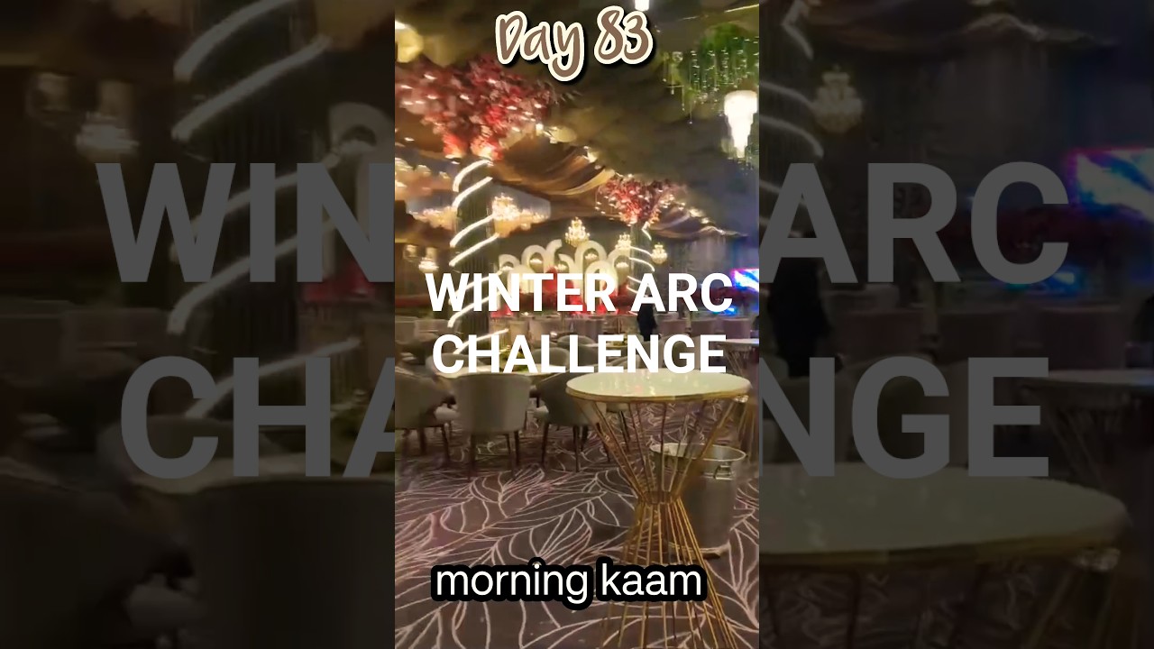 Day 83 winter arc challenge 