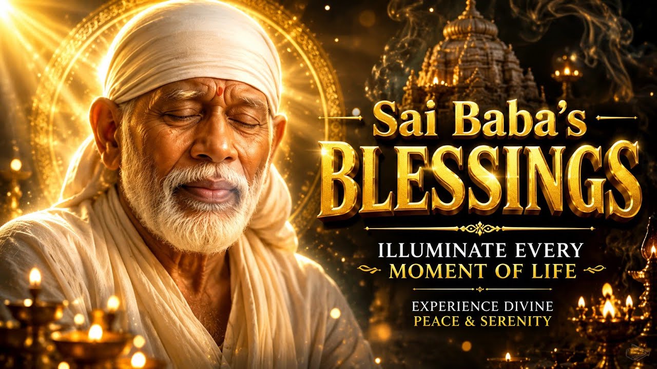 ✨ Sai Baba’s Blessings ✨ | Divine Peace & Spiritual Healing 🌸🙏