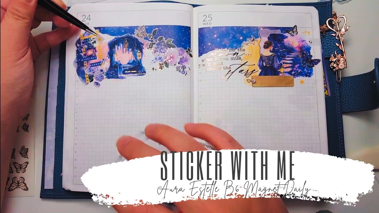 Sticker with Me | Aura Estelle Magnet B6 Daily | Paper Trail Plans Anniversary Freebies