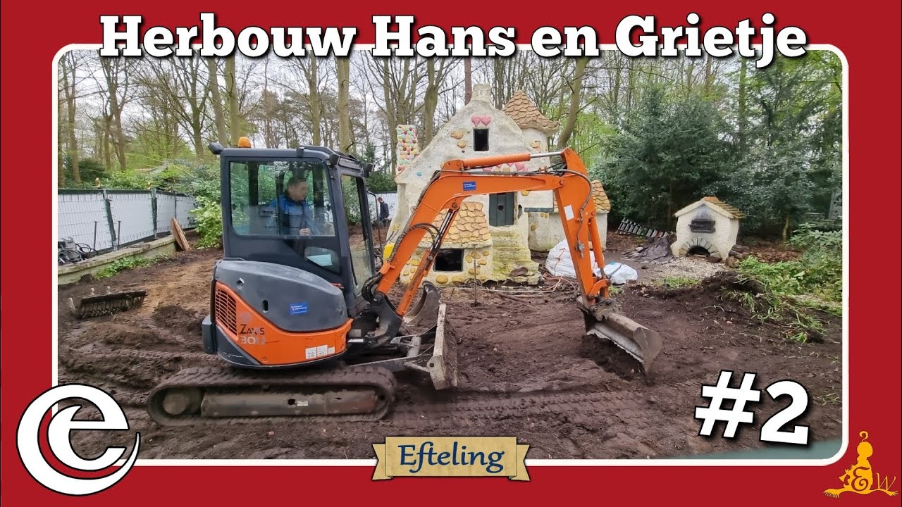 [#Efteling] 🛠️ Herbouw Hans en Grietje 2024 #2