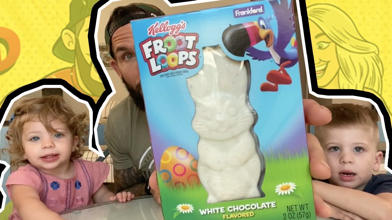 Fun Size Review: Froot Loop White Chocolate Bunny!