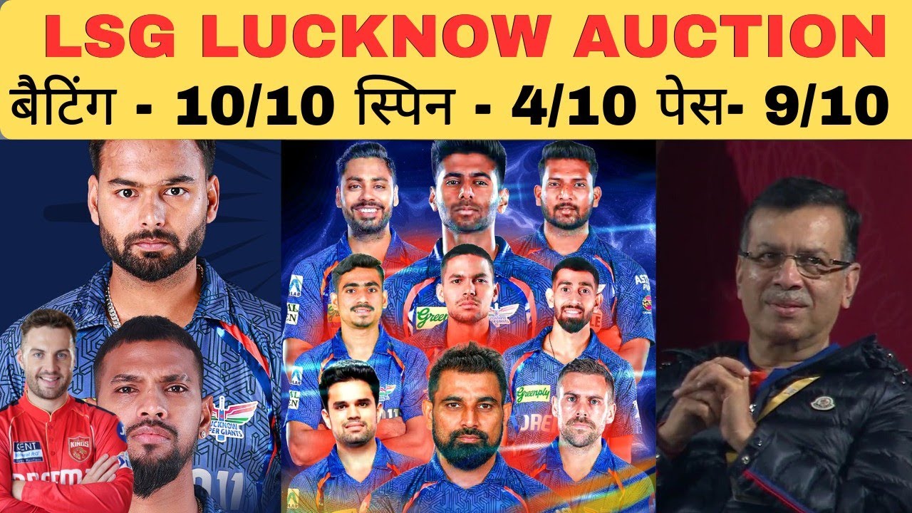 Lucknow Super Giants IPL 2026 Auction Breakdown! Inglis Big Buy + Smart Steals.Playing XI Revealed