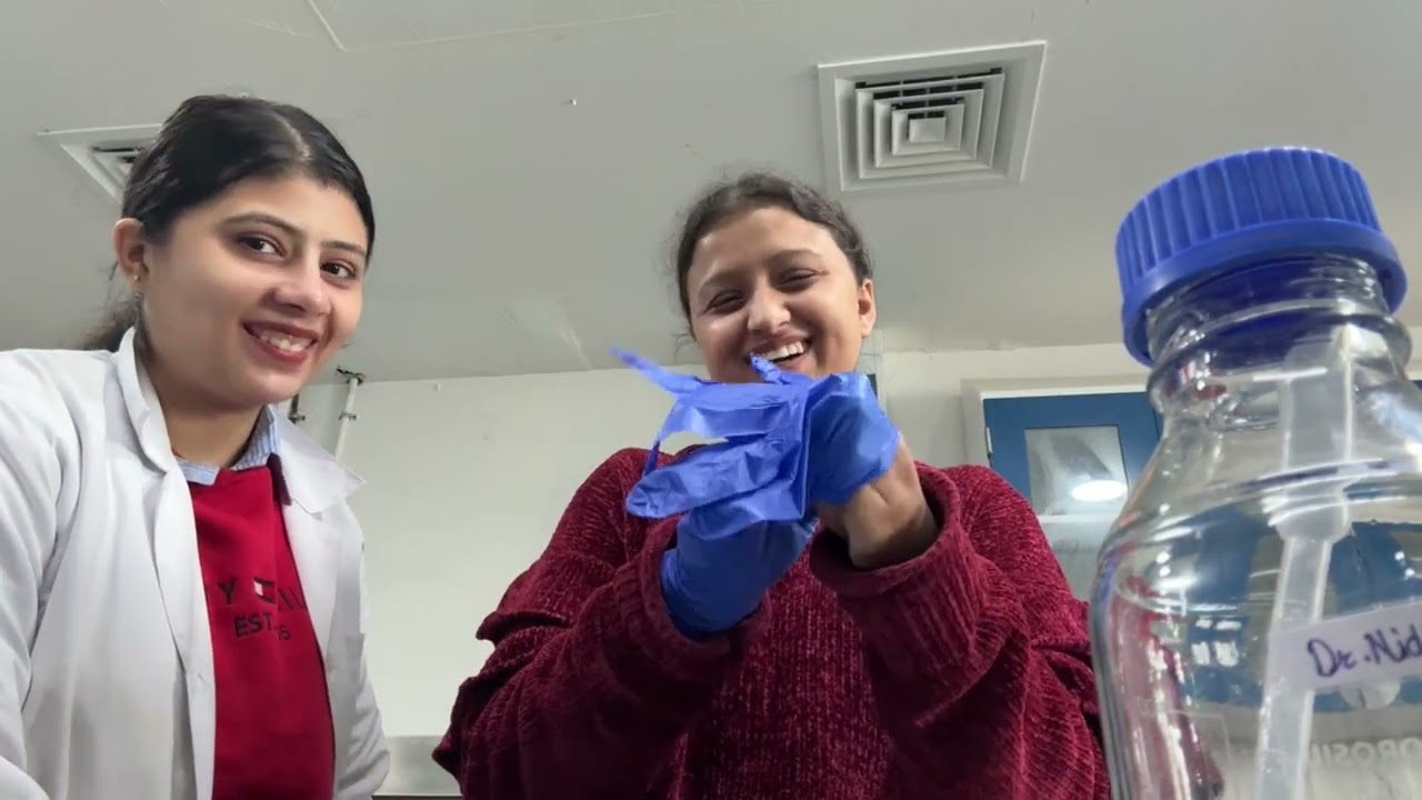 A Day in My University Life || washing Glasswares || FTIR spectroscopy || column chromatography 