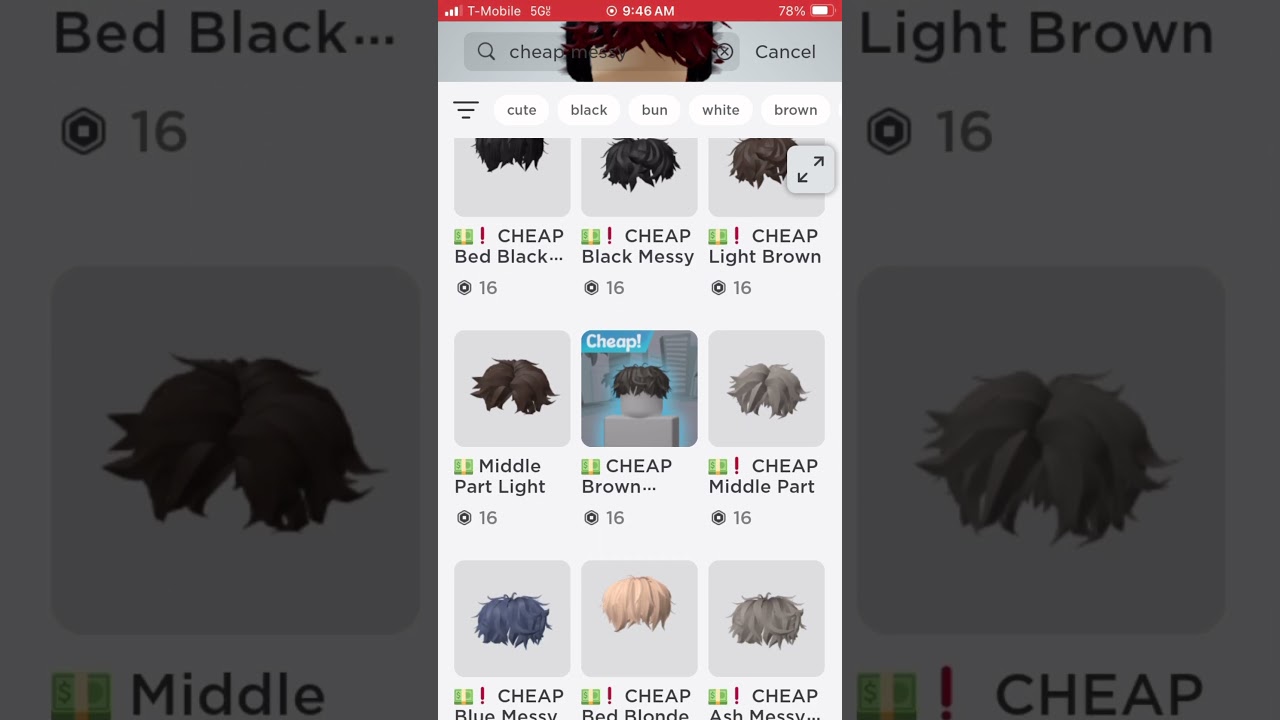 #avatar #cheap #hair #roblox
