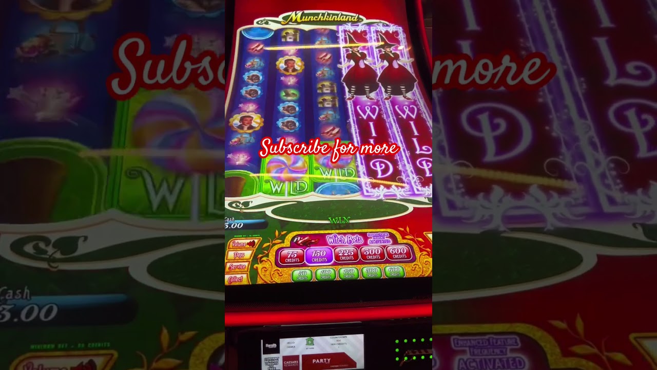 Munchkin land #wizardofoz #slots #gamblewithme