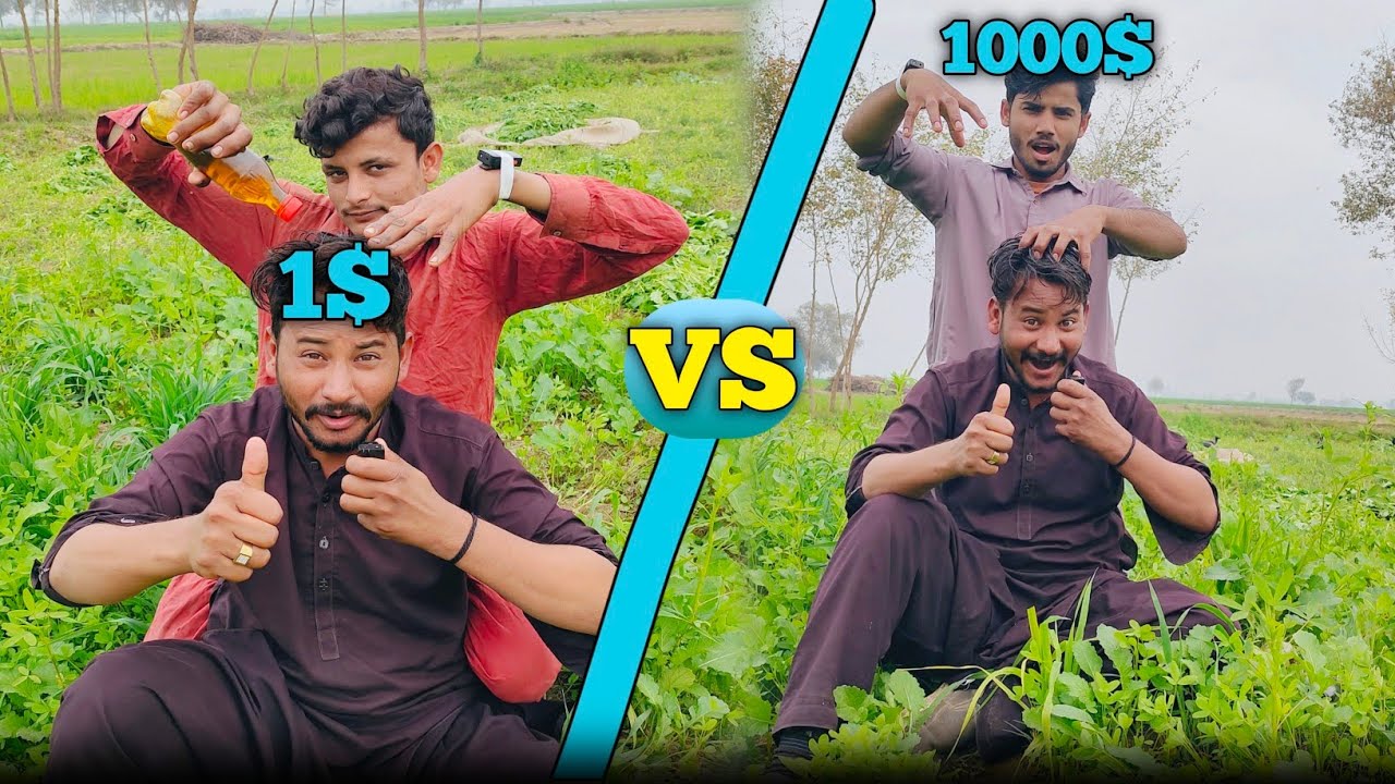 $1 Head Massage VS $1000 Head Massage [ASMR] 