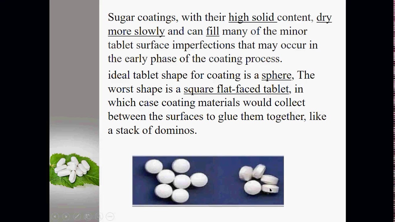 صناعية د ياسمين tablet coating part 1 2