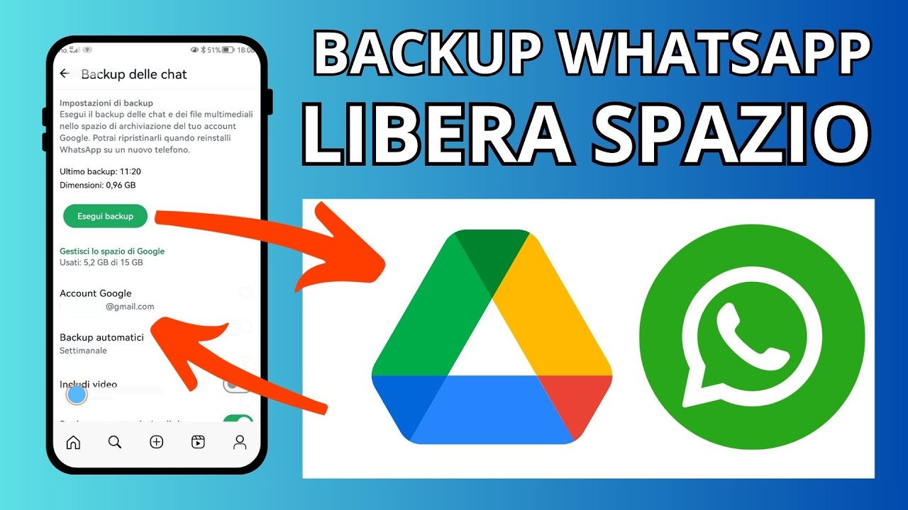 Cancellare vecchi backup WhatsApp e liberare GB di spazio