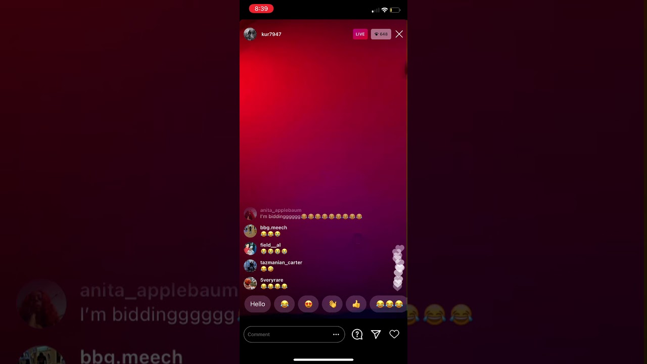 Kur7947 on IG Live Smoking BumFeet DeSean Jackson in comments