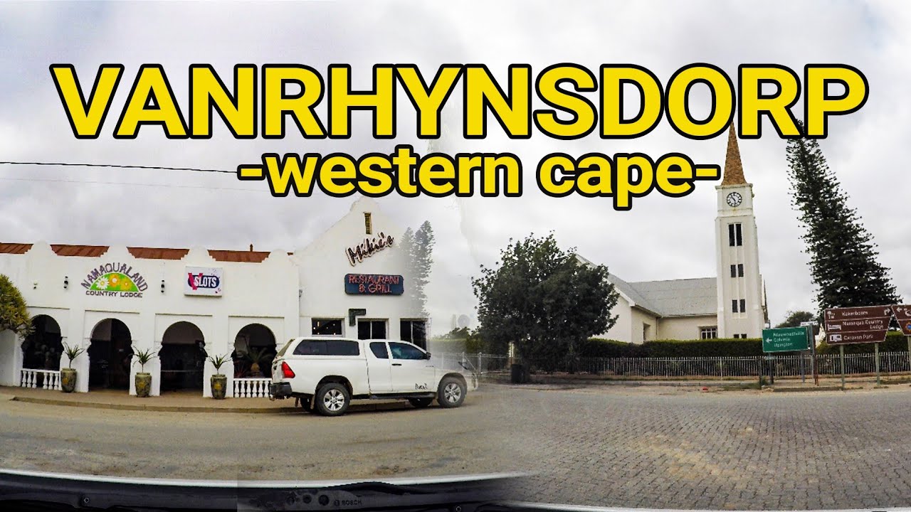 Driving Through Vanrhynsdorp in Western Cape 