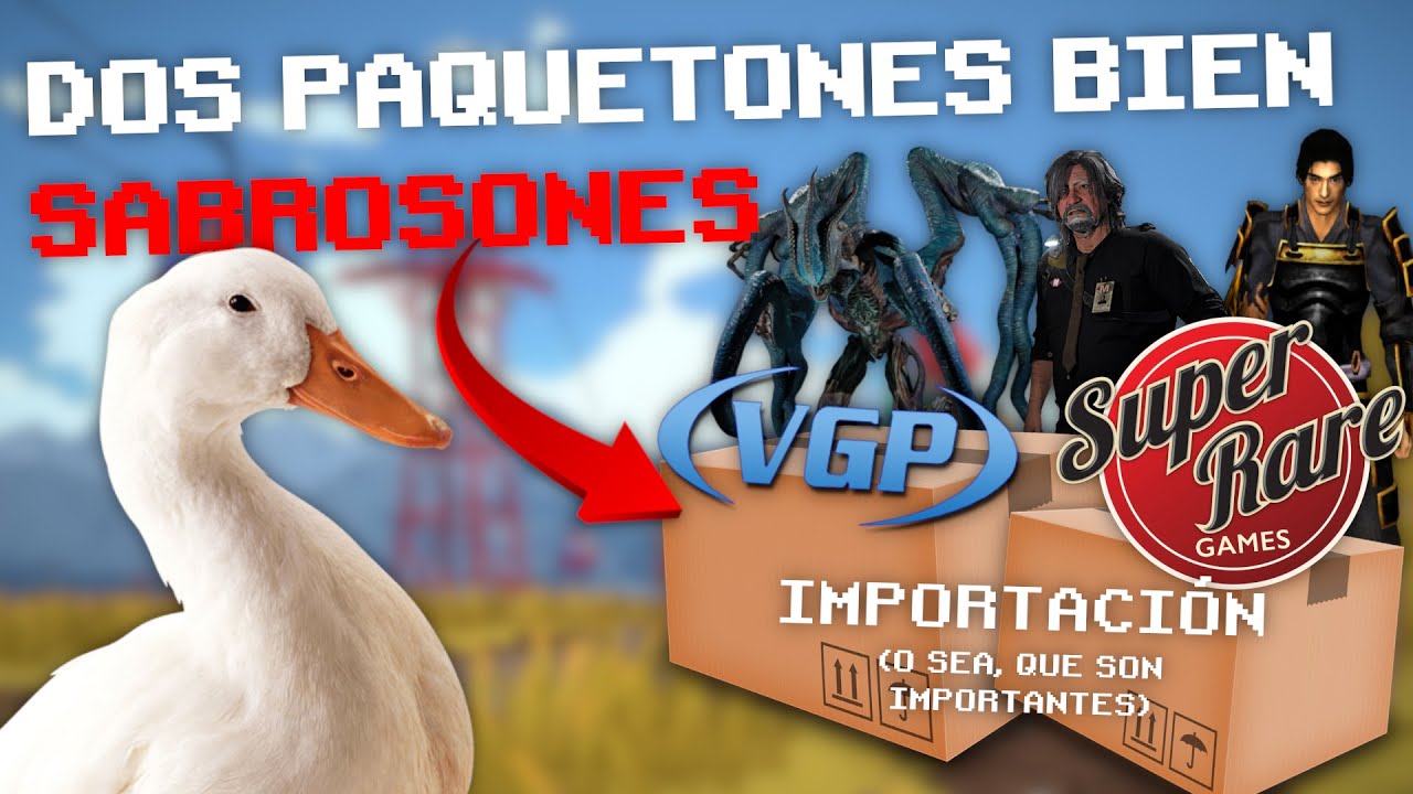 DOBLE UNBOXING con JUEGAZOS de SUPER RARE GAMES (SRG) y VIDEO GAMES PLUS (VGP) | Unboxing - Duckkk