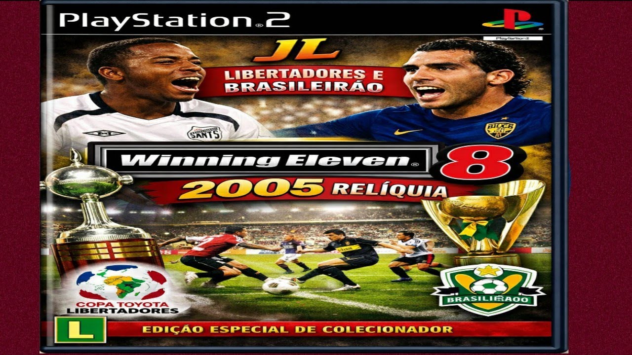 JL. WINNING ELEVEN 8 – LIBERTADORES E BRASILEIRÃO 2005 [PS2] RELIQUIA NOSTALGIA 