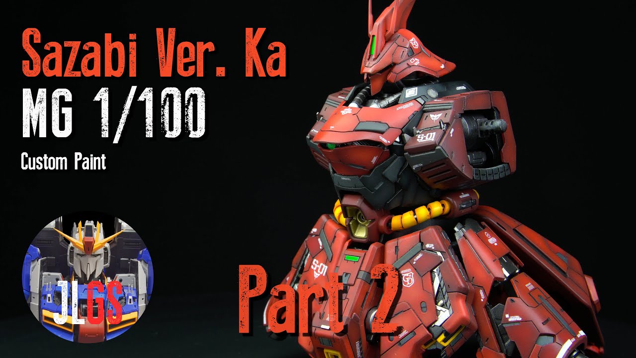 MG Sazabi Ver. Ka Part 2: Main Body | Custom Gunpla Painting