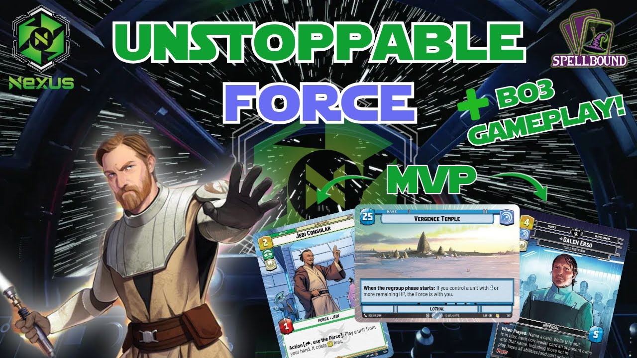 Set6 Obi Vergence Temple Deck profile + Gameplay | Star Wars Unlimited