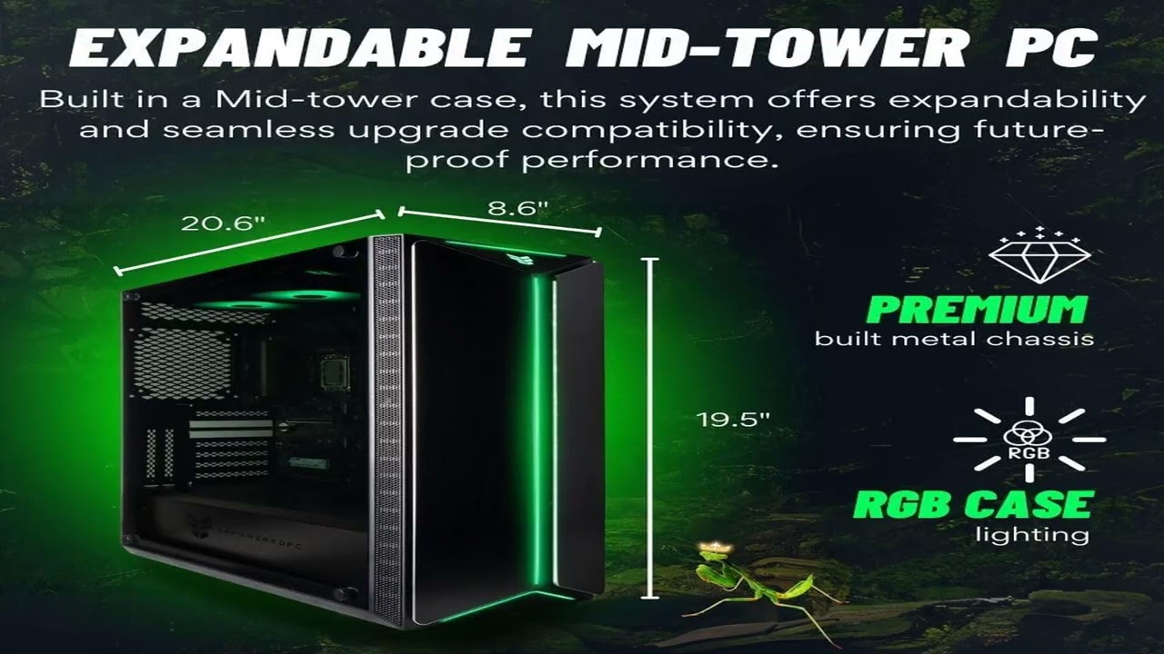 Review: Mantis V2 RTX 5080 Gaming Desktop PC | 16-Core Ryzen 9 9950X3D, 96GB DDR5 RAM