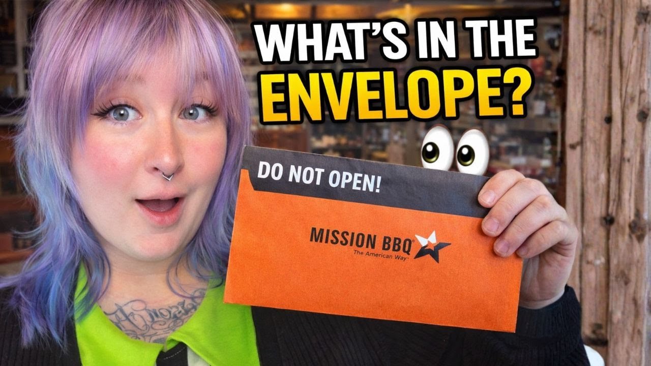 We Finally Opened Our Mission BBQ Envelope… 👀