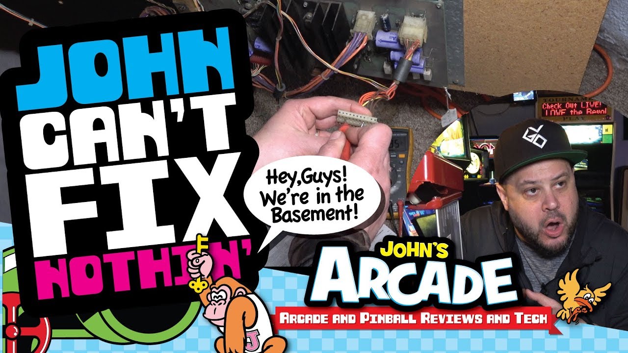 John can't fix nothin' - Paperboy Power Supply issue and Mortal Kombat II Polo monitor issue