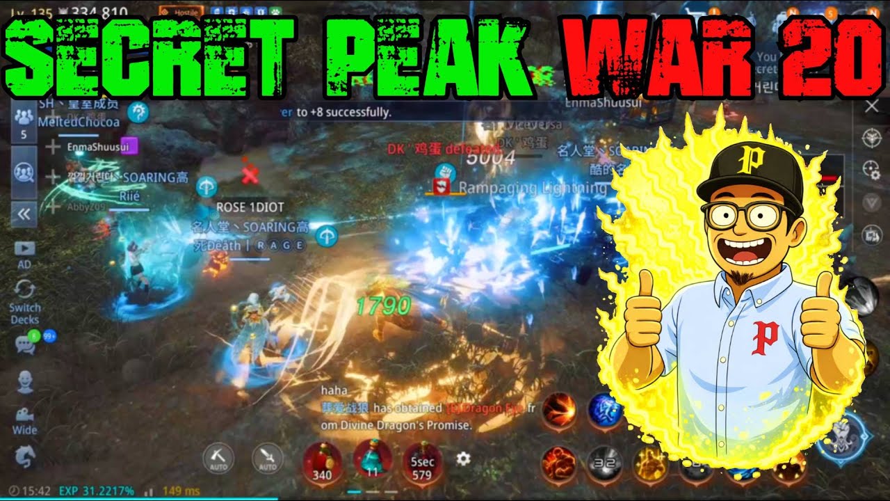 MIR4 | LIONHEART | SECRET PEAK WAR #20 | CHARACTER BUILD TEST #02 #mir4 #gaming #gamer #mmorpg #nft