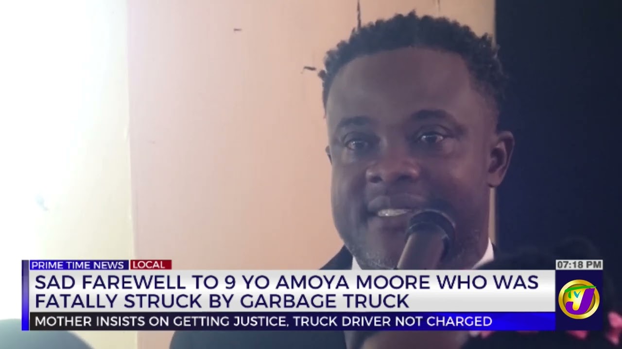 Sad Farewell To 9-Year-Old Amoya Moore Who Was Fatally Struck By Garbage Truck   | TVJ News