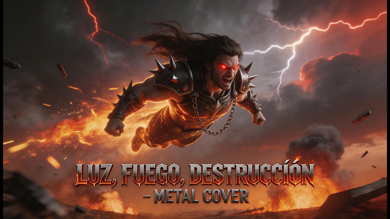 🔥 LUZ, FUEGO, DESTRUCCIÓN – Metal Cover | Epic Heavy Version 🤘