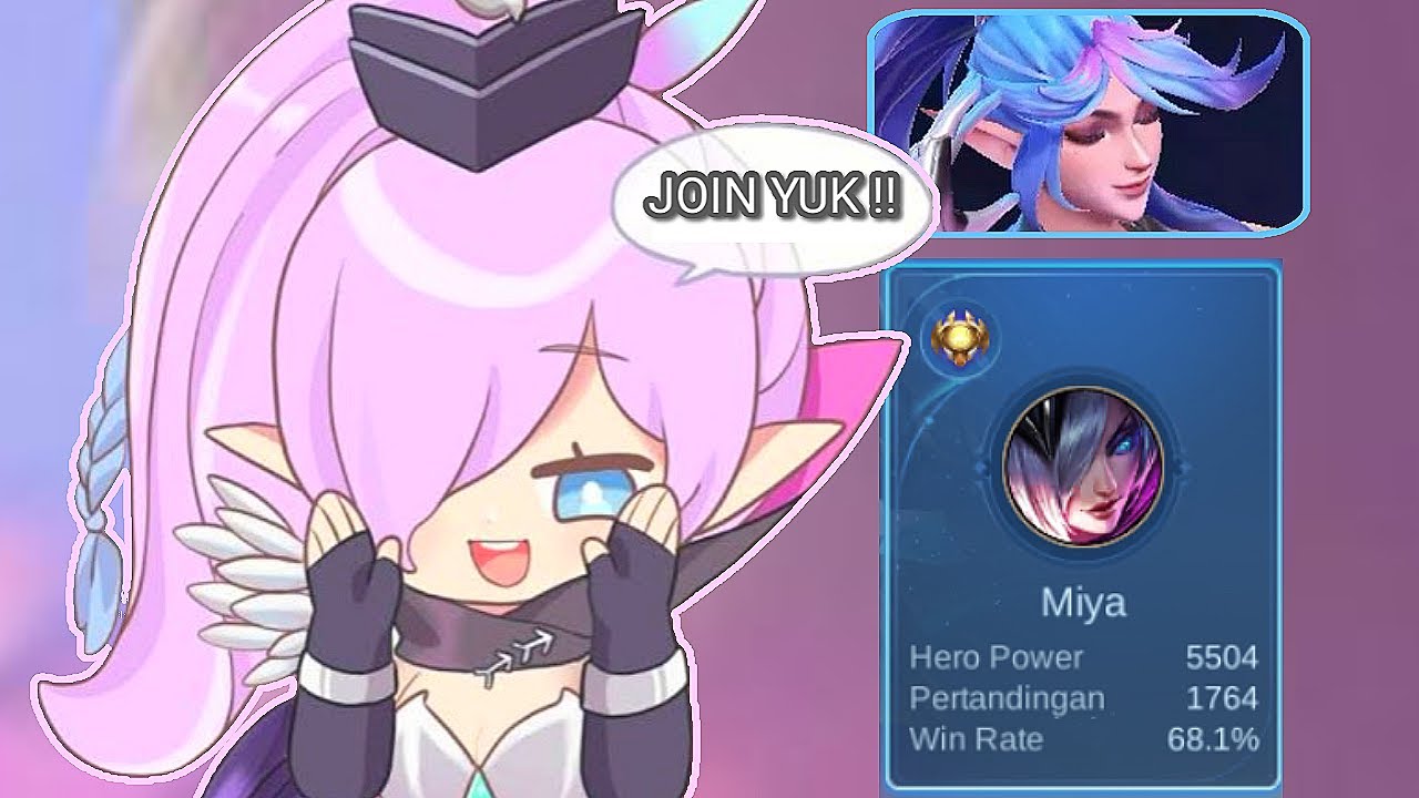 JOIN FREE MABAR‼️ROAD TO GLOBAL MIYA!!MOBILE LEGENDS