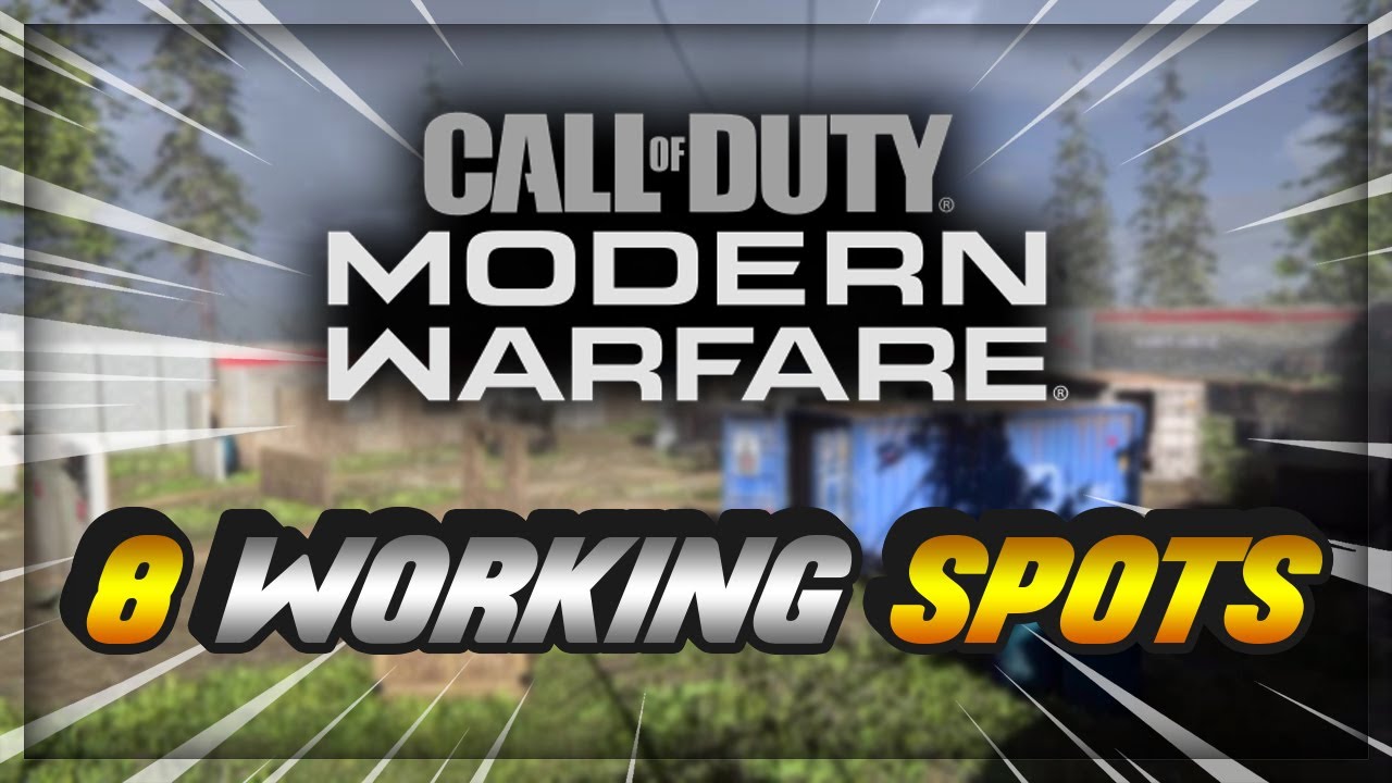 (MW 2V2 Alpha Multijoueur Glitches) *NEW* 8 Working Spots And Ledges - All Maps After Patch 1.01