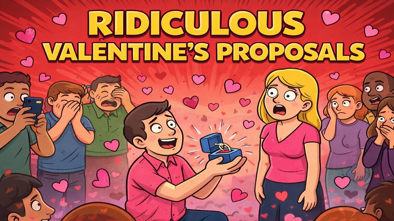 29 Ridiculous Public Valentine’s Day Proposals That Should Never Have Been Public