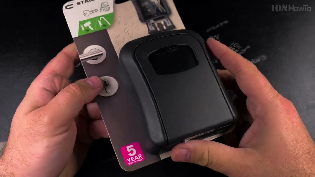 Unboxing key lock box with code STANDERS
