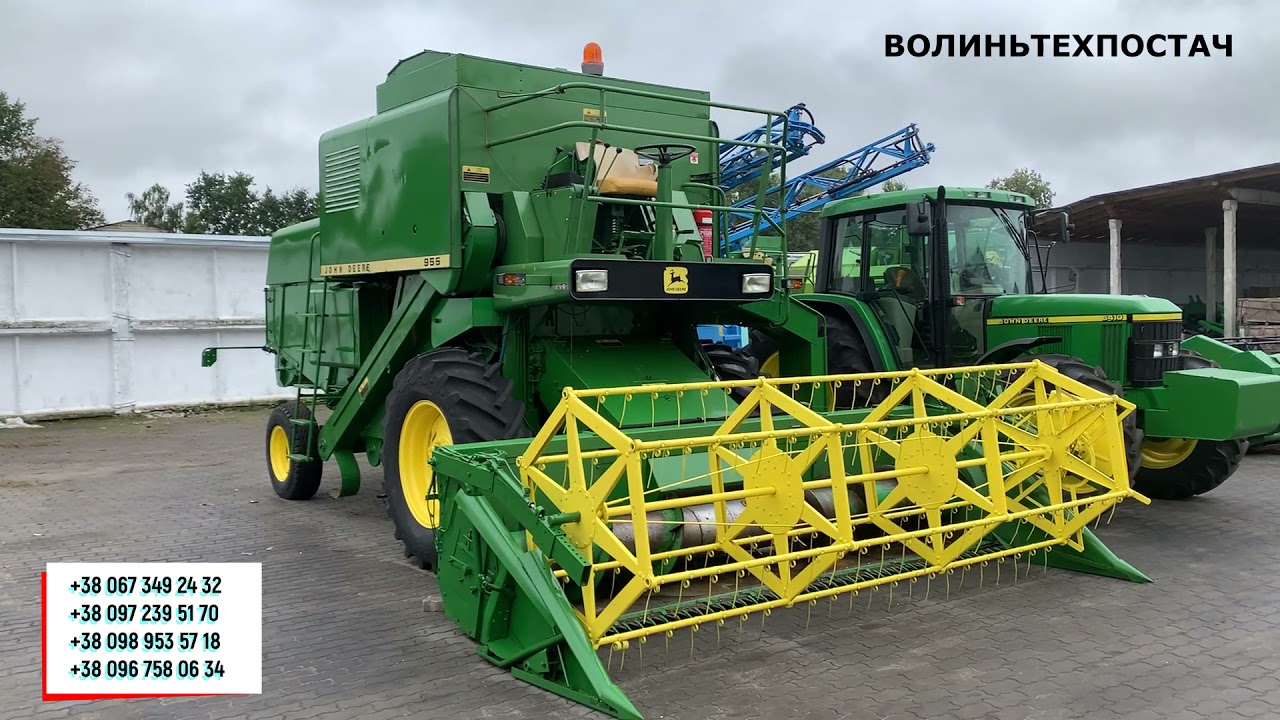 John Deere/Claas/Massey Ferguson - продуктивні та надійні зернозбиральні комбайни