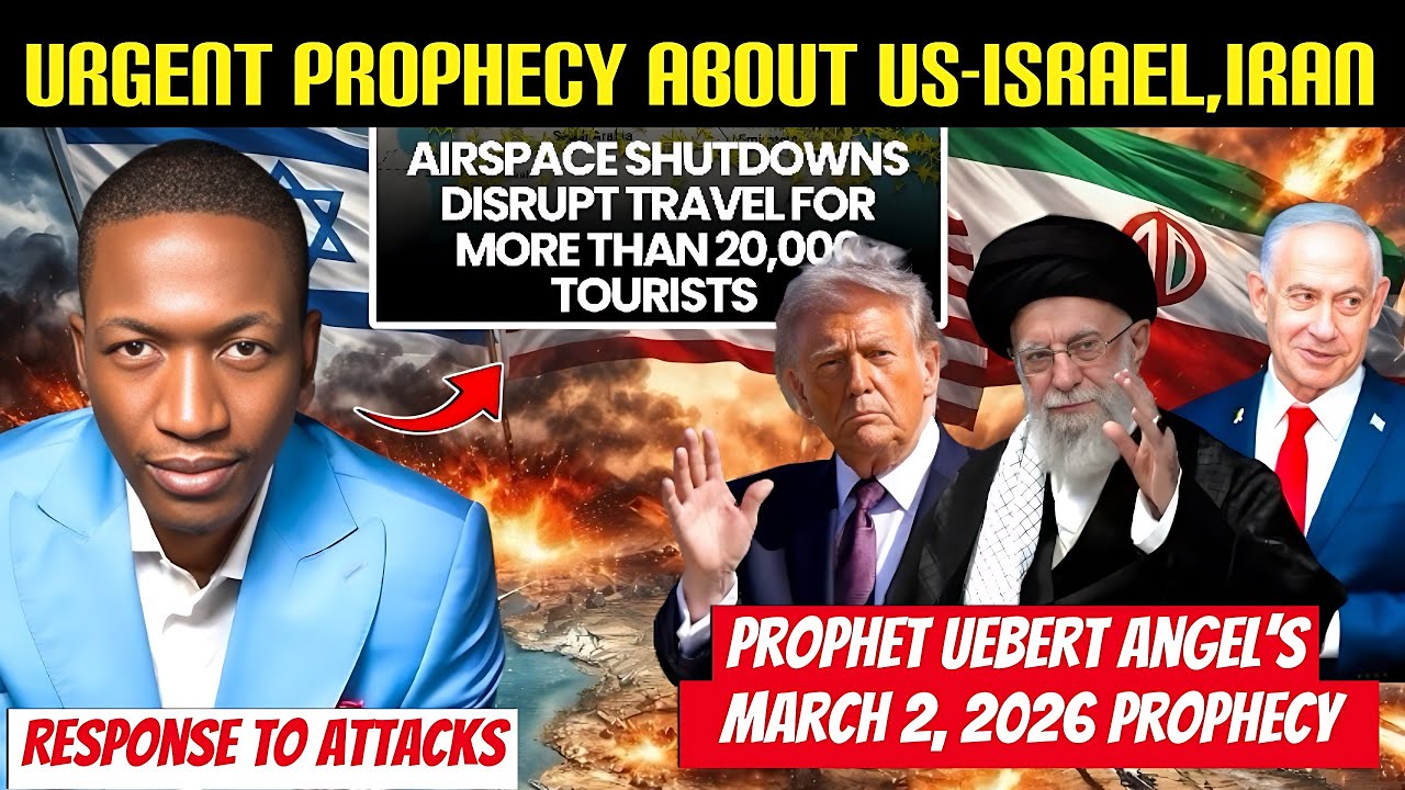 BREAKING‼️Prophet Uebert Angel Prophecy About USA,Israel,Iran,Closed Air Spaces..Response To Attacks