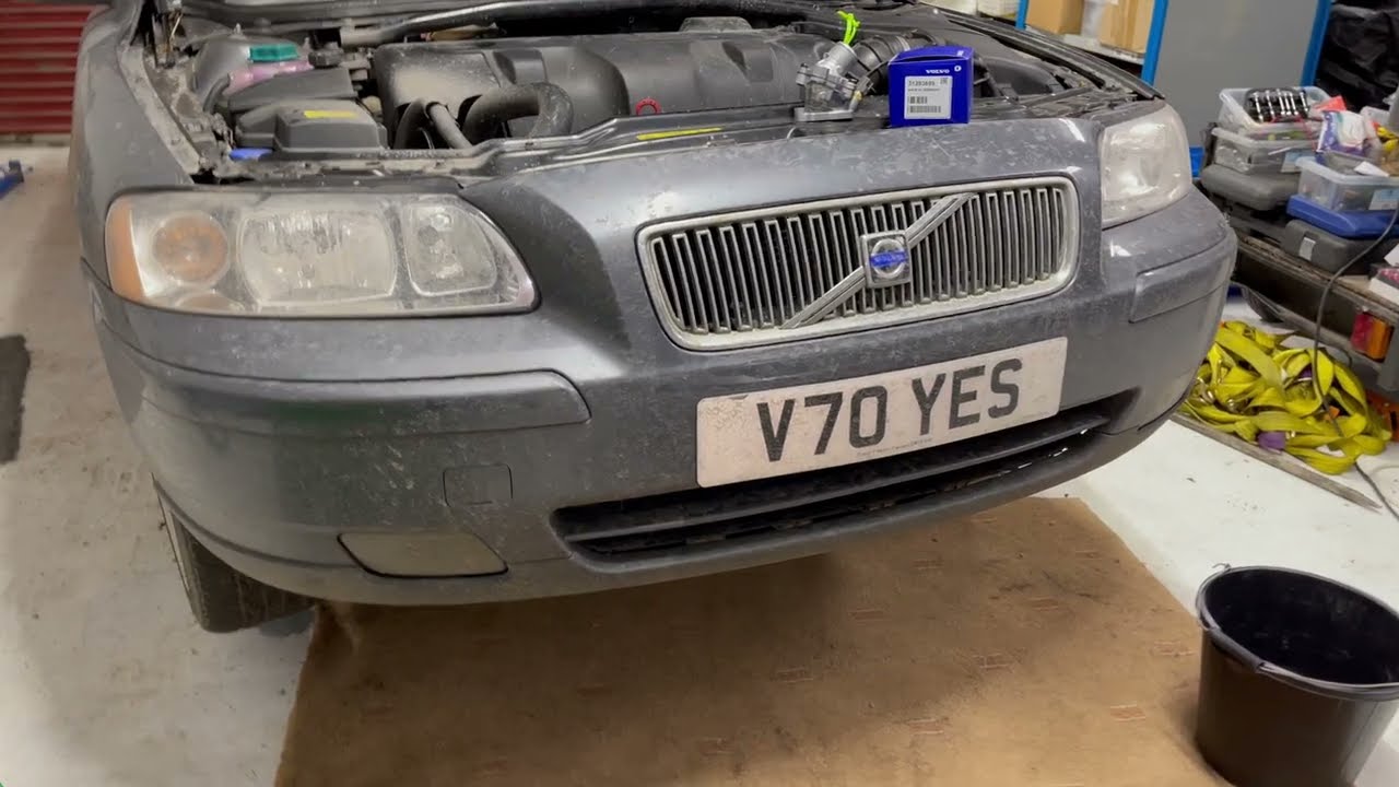 P2 Volvo V70/S60 Слив охлаждающей жидкости