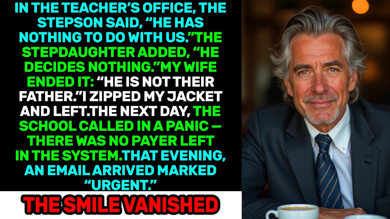 “He Is Not Their Father,” My Wife Said — The School Called the Next Day in Panic