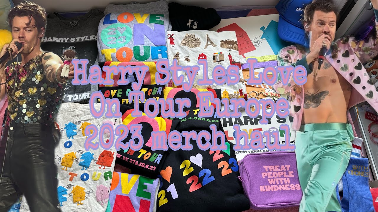 Harry Styles Love On Tour Europe 2023 merch haul