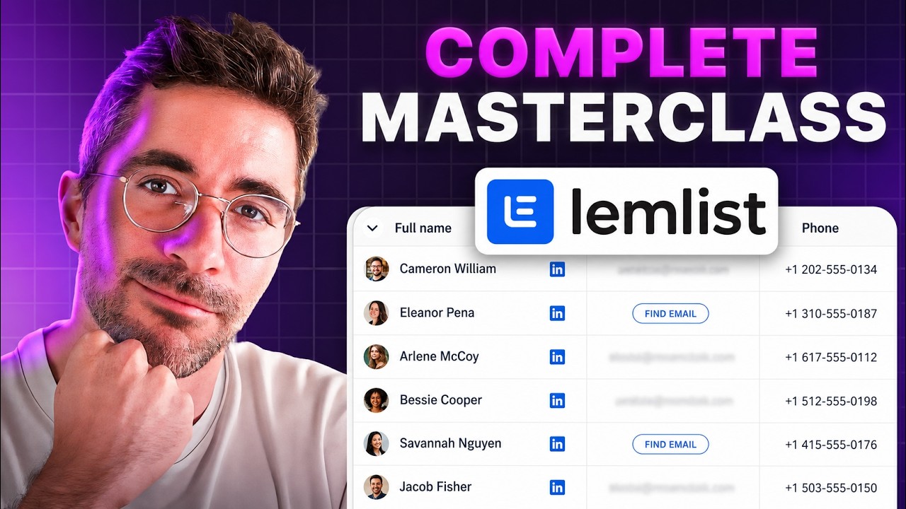 Complete Lemlist Guide from A to Z (Free Beginner Training)