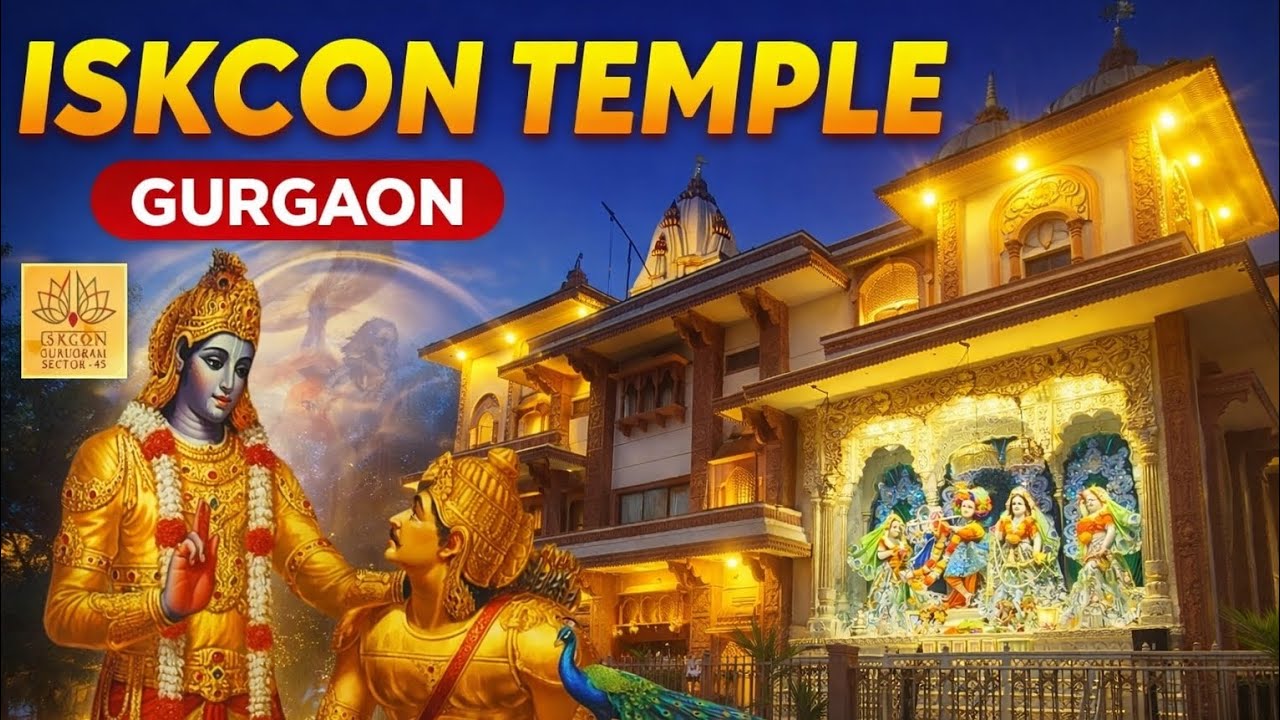 ISKCON Temple Gurgaon 🙏 | A Peaceful Spiritual Experience You Must Visit #gurgaon #share #boostup