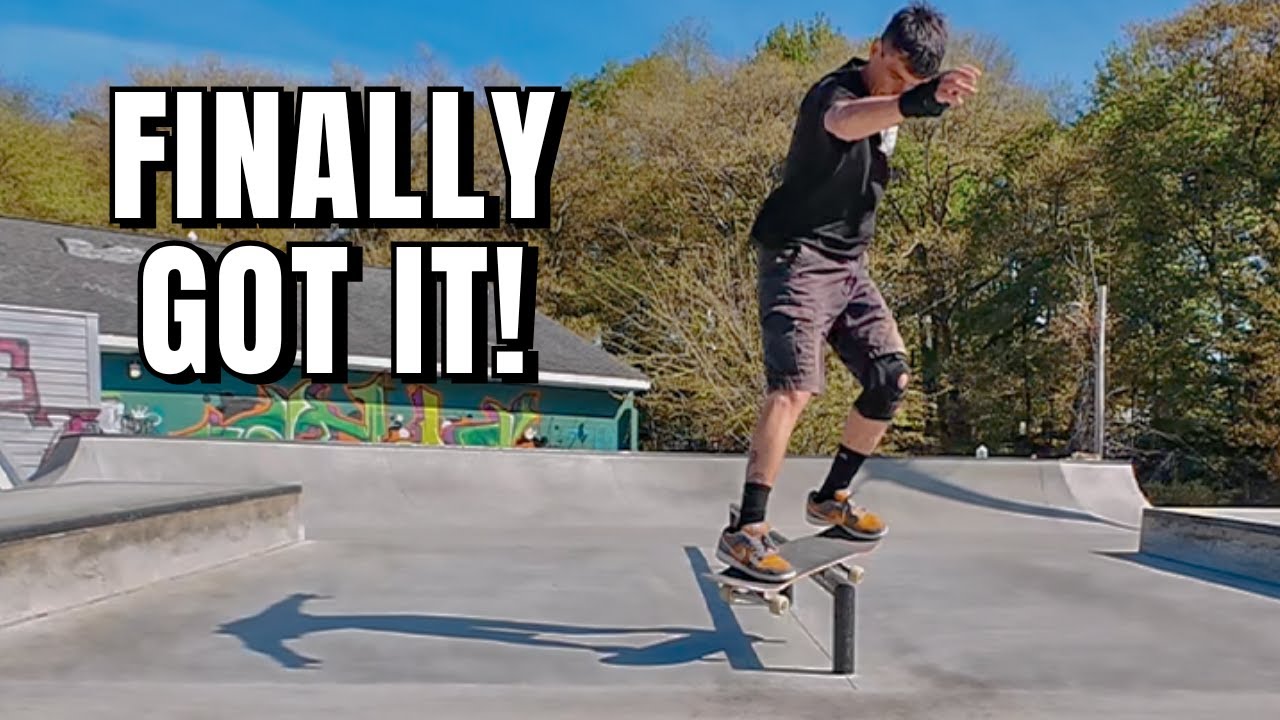 Feeble Grind Landed! | Skateboarding Progress at 43