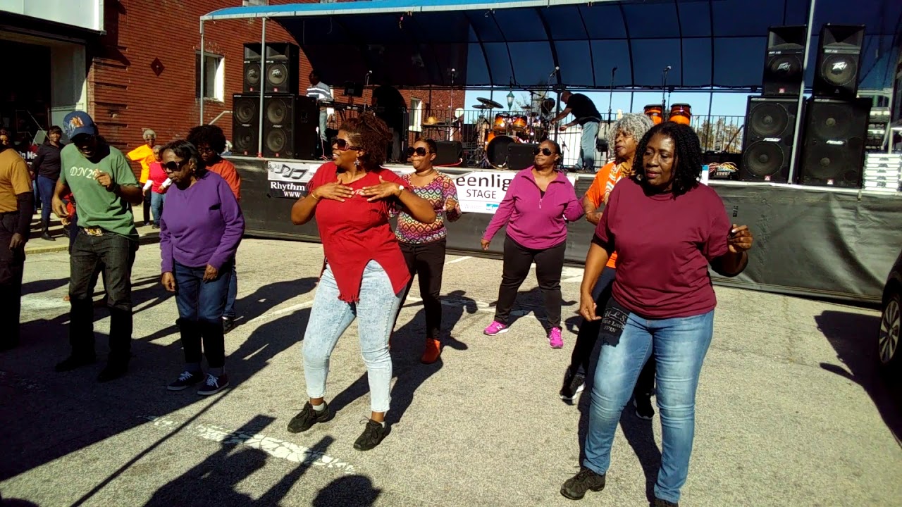 Chuck baby snippet & Steady Love Line Dance 11/3/19 at Wilson NC Whirligig Festival