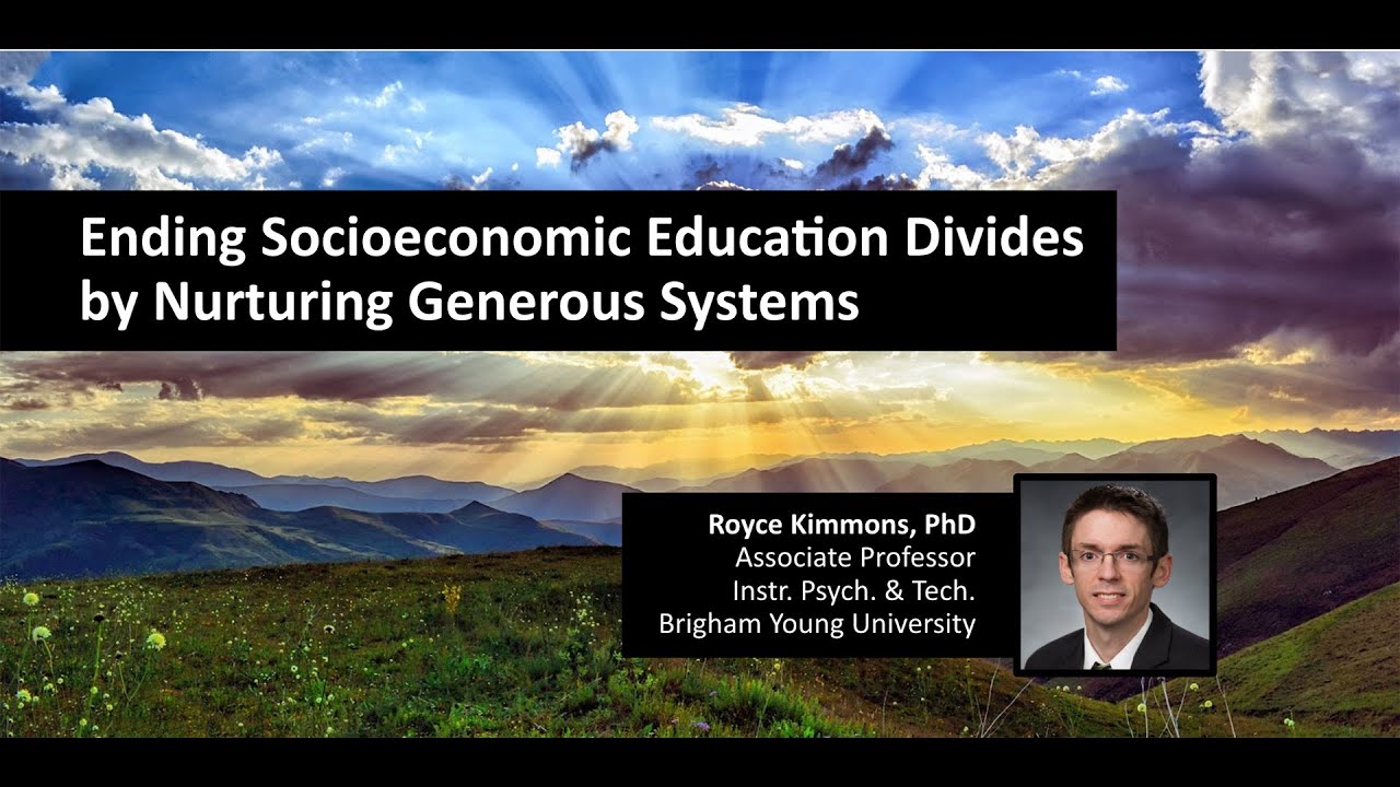 Ending Socioeconomic Education Divides by Nurturing Generous Systems