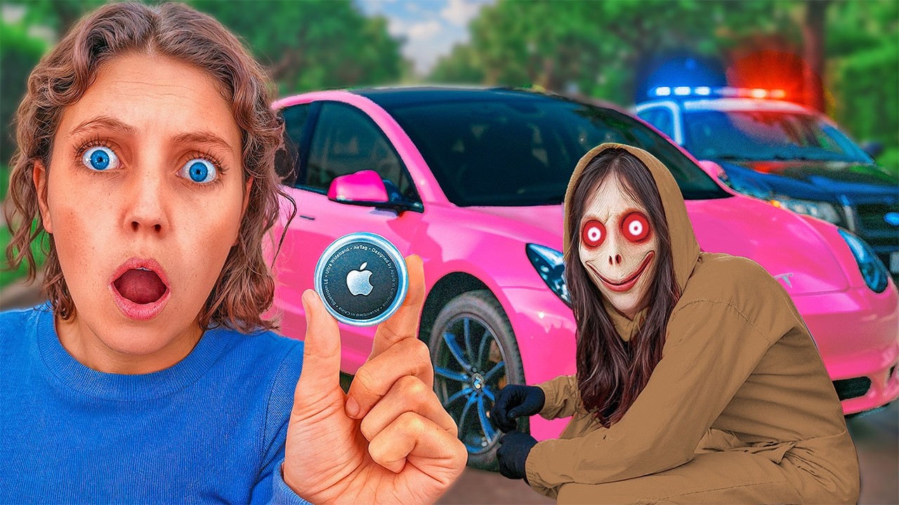 I Caught CREEPY STRANGER plant a TRACKER on MY CAR