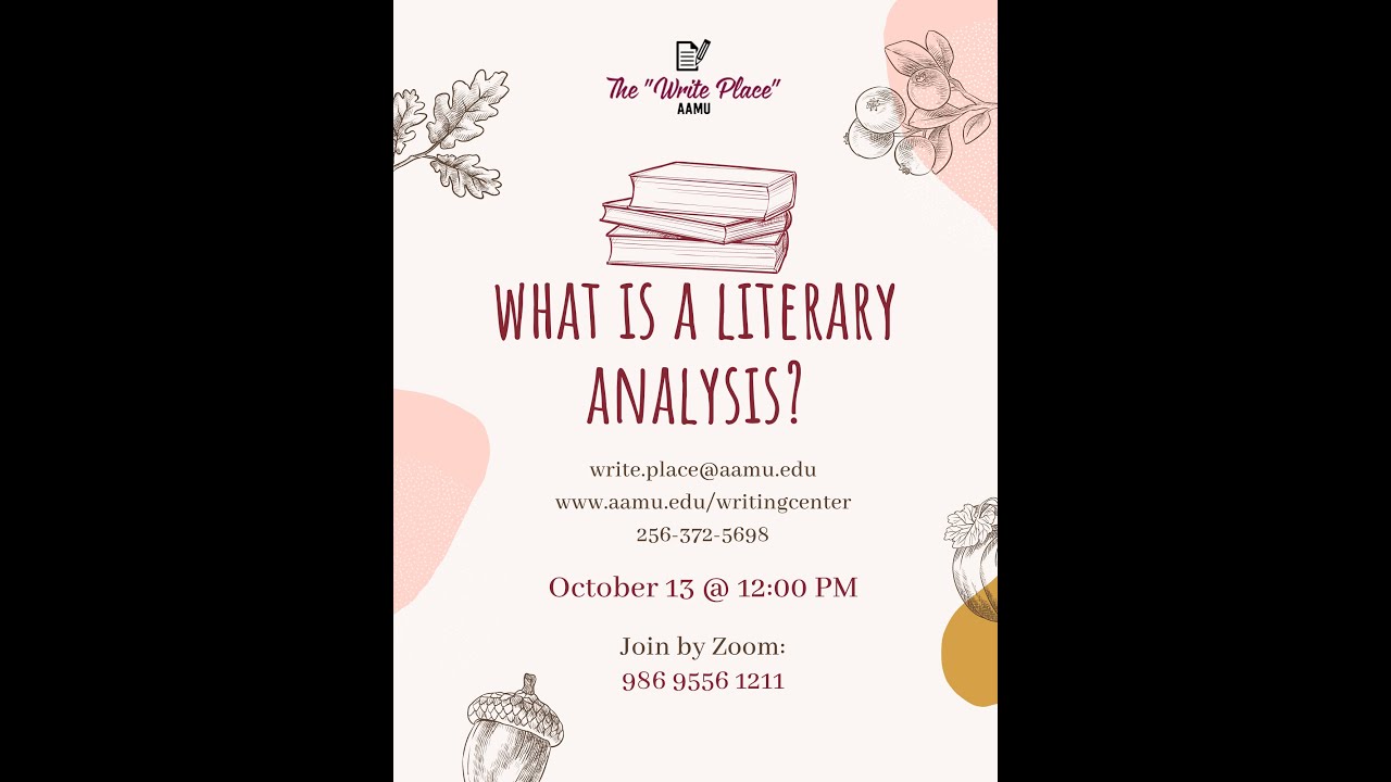 How to Do a Literary Analysis