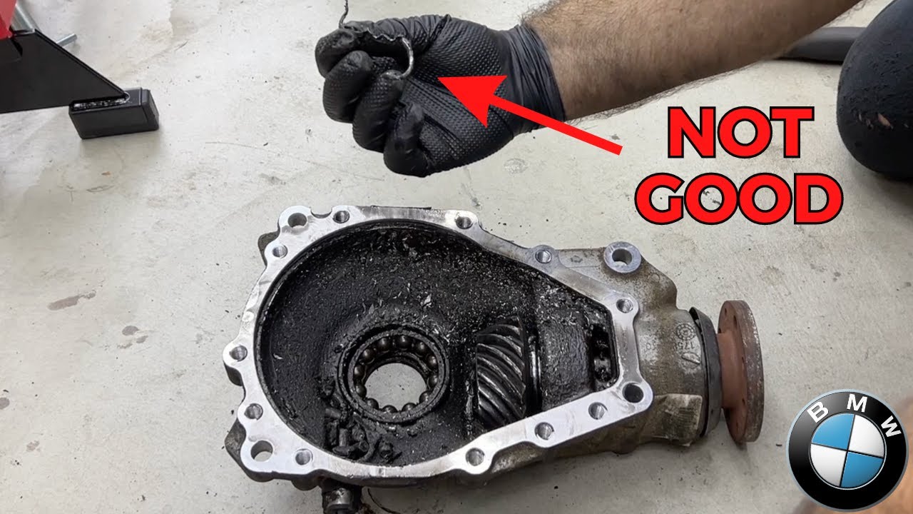 How To Remove the Front Differential on BMW xDrive F10 F01 | BOND Garage