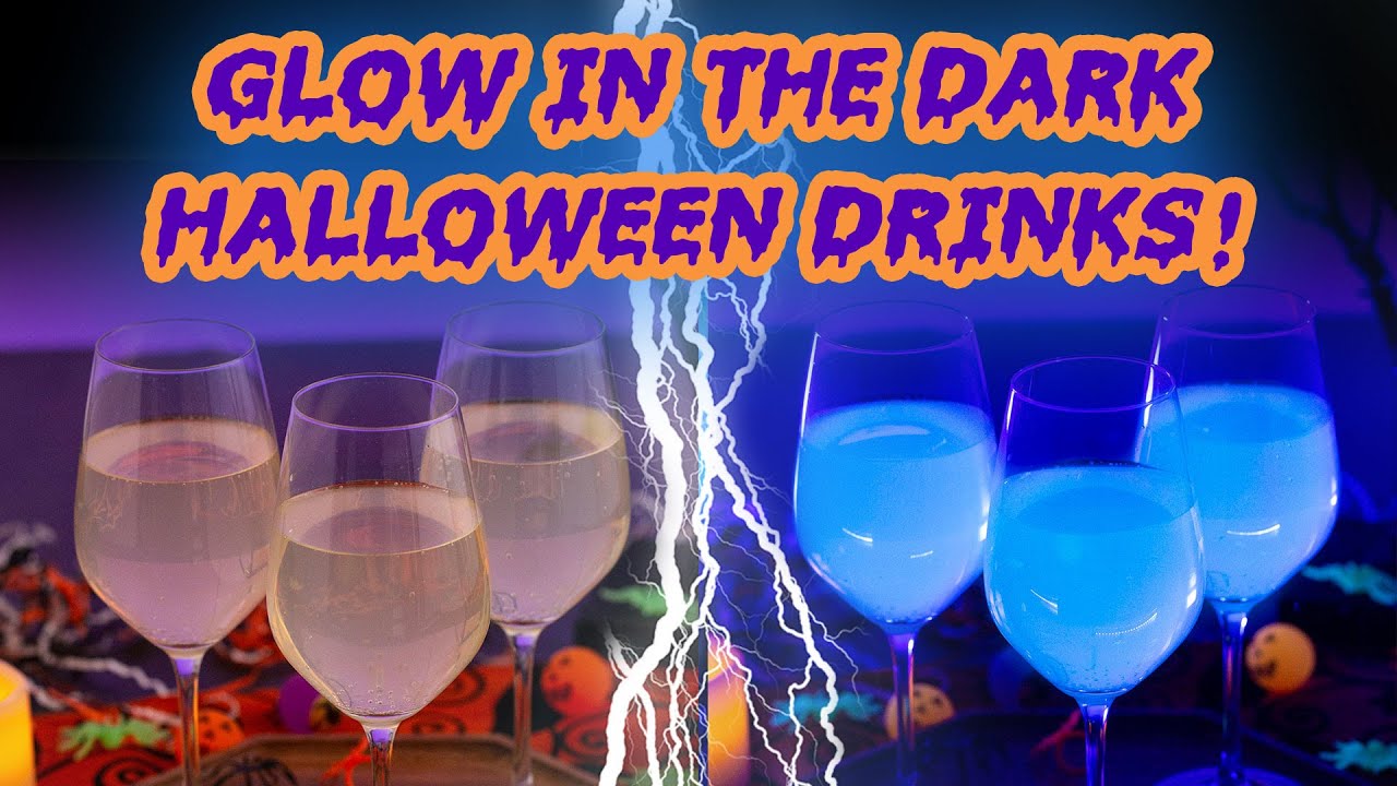 3 Spooky Glow-in-the-Dark Halloween Drinks!