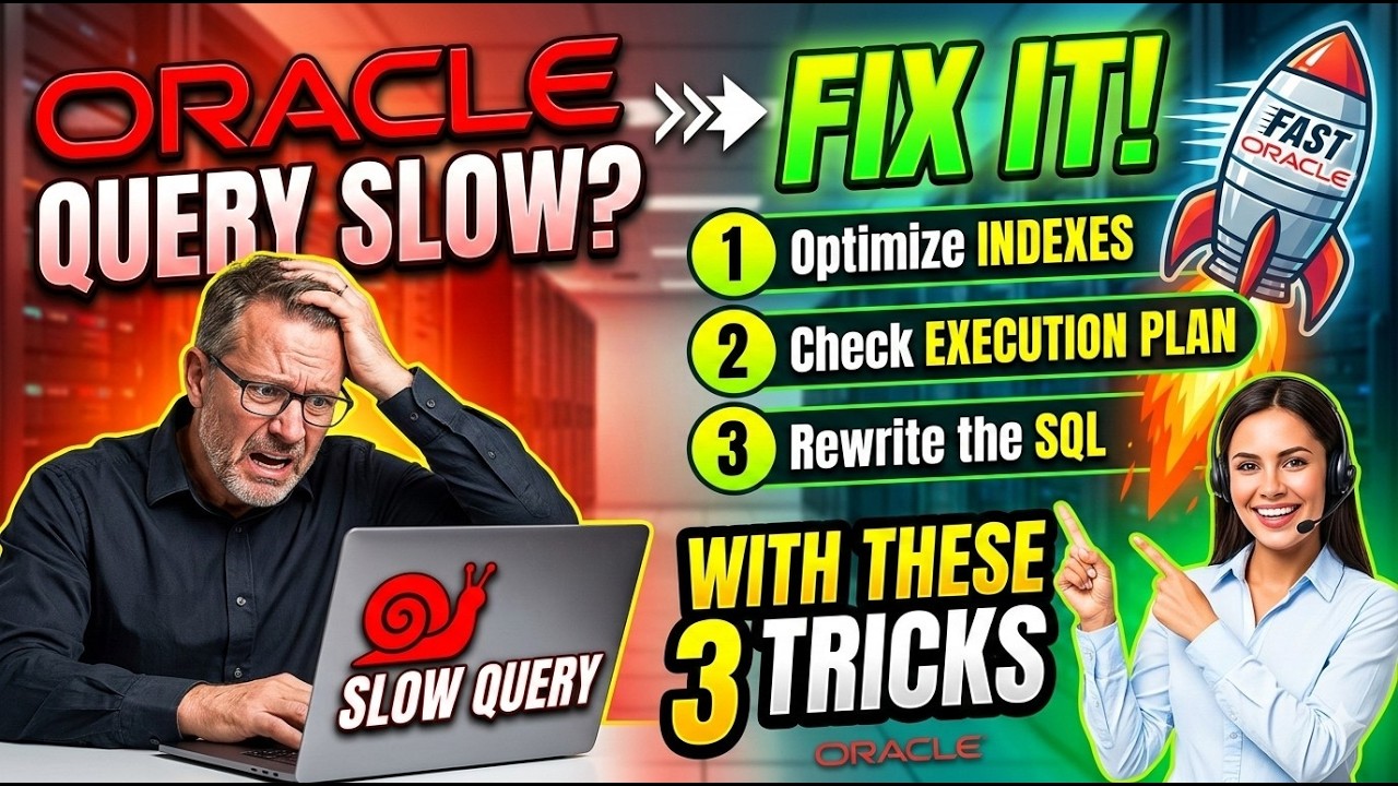 Oracle Query Slow? Fix It With These 3 Tricks ⚡ | Oracle Performance Tuning