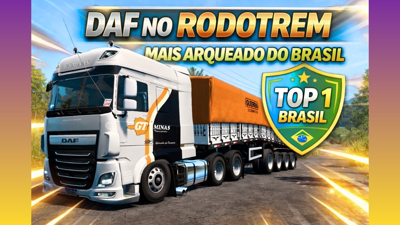 DAF XF  QUALIFICADO  +  GRANEL  RODOTREM  MAIS ARQUEADO DO ETS 2 MOD  ***FREE***