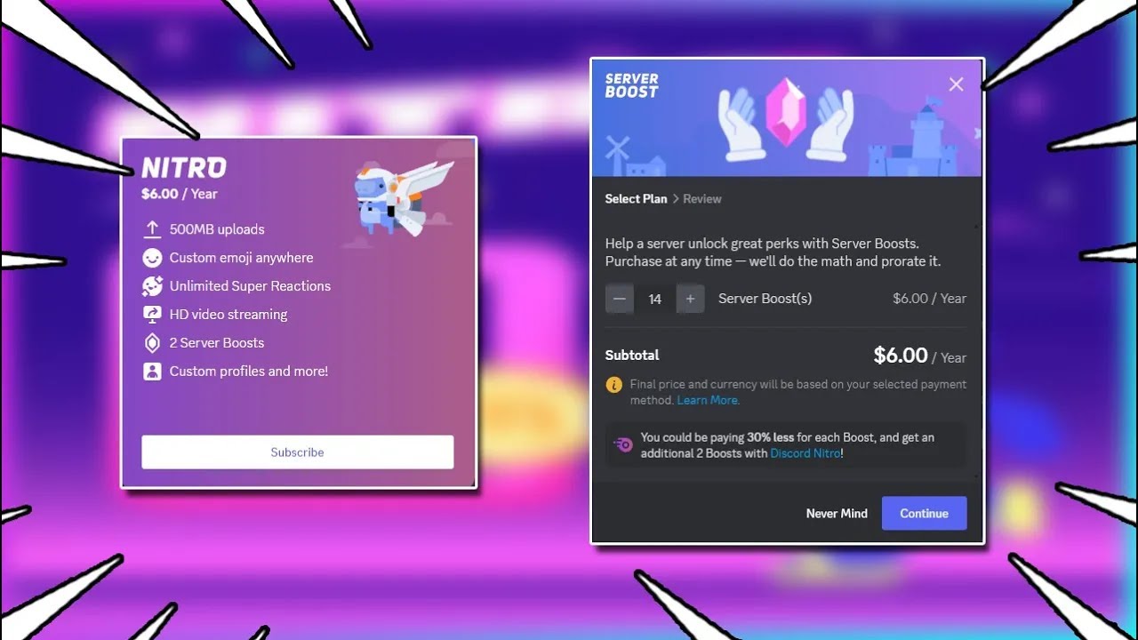 How to get Cheap Discord Nitro and Server Boosts