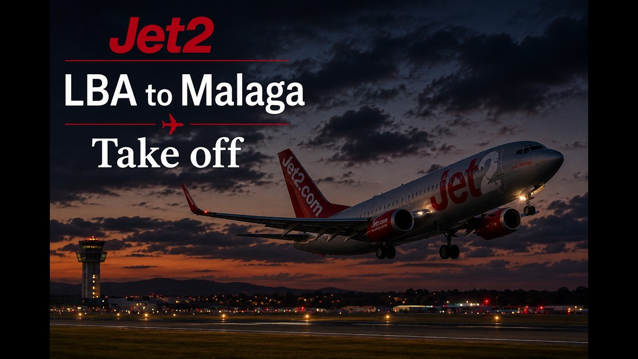 Jet2 LBA to Malaga 20-02-26. Take off