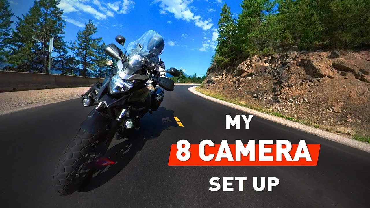 How I Film My Motorcycle Road Trips With Multiple Cameras