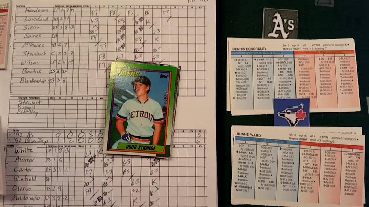 92 ALCS Oakland @ Toronto Gm 1 | WALK OFF!!