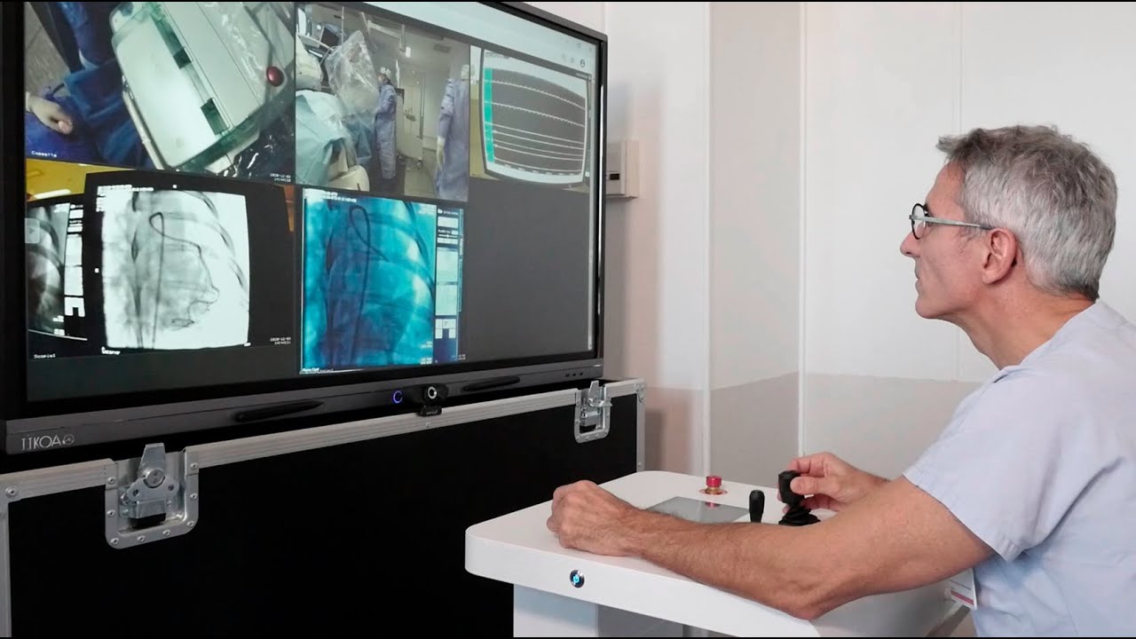 Robocath - First telerobotic procedure in Europe