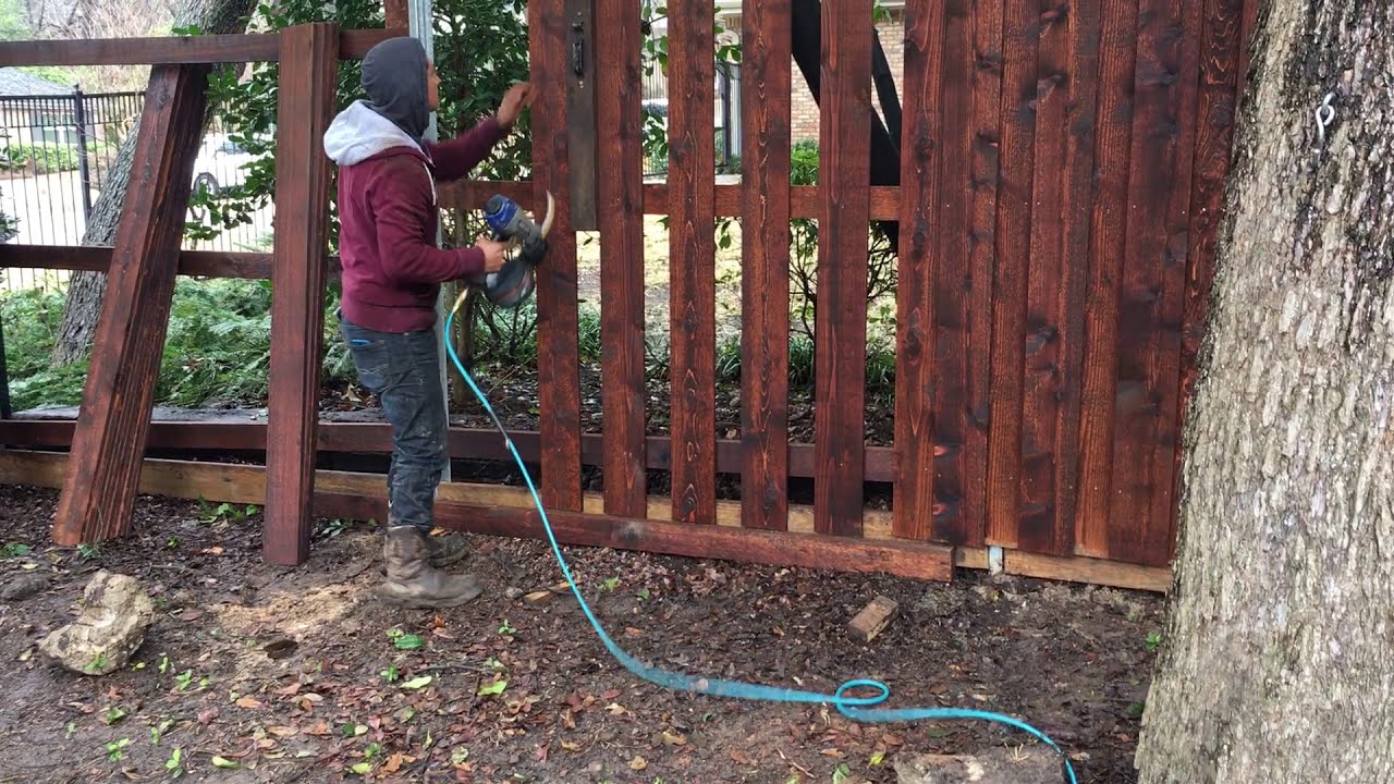Western Red Cedar Board on Board Fence Installation - DFW Fence Contractor